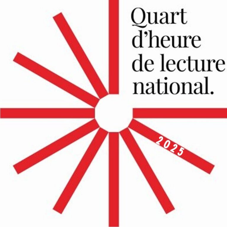 Quart d&rsquo;heure de lecture national 2025